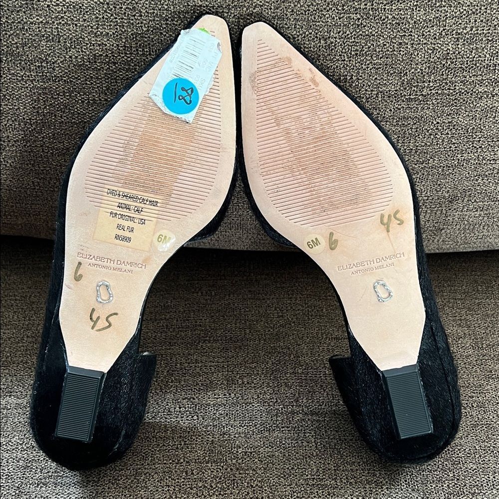 New Antonio Melani x Elizabeth Damrich Gigi Pointed Toe D'orsay Dress Flats Sz 6 - Picture 7 of 10